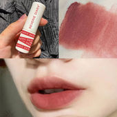 跨境推荐 唇泥哑光雾面丝绒唇釉女学生款 平价小众唇颊两用口红