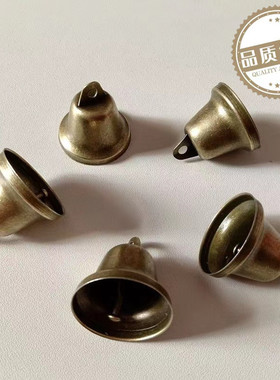 圣诞节装饰铃铛38MM风铃门铃带铃锤金属小铃铛风水风铃圣诞树装饰