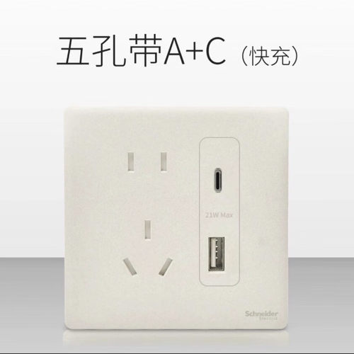 施耐德珍铂质感系列typeA+CUSB