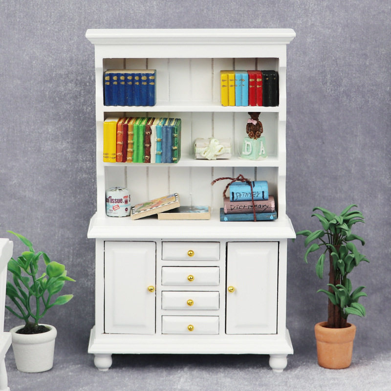 1：12食玩仿真家具模型书柜置物架 ob11袖珍场景过家家小玩具摆件,玩具/童车/益智/积木/模型,家居/生活场景,淘宝优惠券,粉丝福利购,淘宝优惠卷