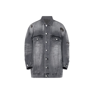 大别针五号牛仔外套