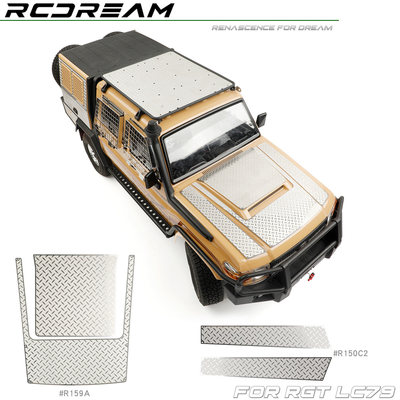 RCDream RGT LC79 机盖防滑板 行李架底板 车壳金属保护片防护件