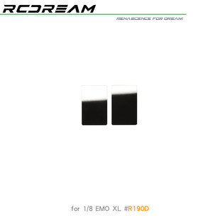 RCDream 1/8 EMO XL 高光镜面反射不锈钢片后视镜片 大野牛#R190D