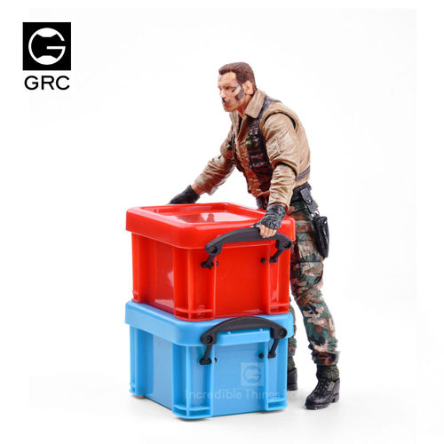 GRC 迷你塑胶储物箱 1/10攀爬车装饰件 VP TRX4  90046 D90 #F225