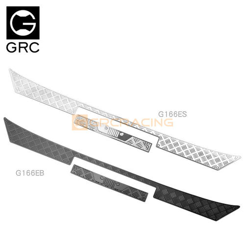 GRC SCX10三代牧马人后杠防滑板装饰片 不锈钢保护片 #G166CS/CB