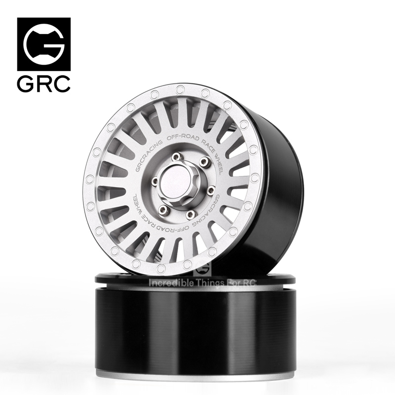 GRC 2.2寸金属轮毂G53 仿真攀爬夹胎轮毂Scx10 RR10 VP VS4 TRX6