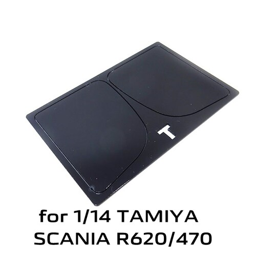 1/14 RC拖头  斯堪尼亚 SCANIA R620 470侧小窗光面亚克力板D1001