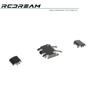 RCDream 1-18 TRX4m车桥底盘护甲三件套 不锈钢保护升级改装件