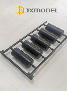 F2000塑料装饰气罐-JXmodel 模型 1比14 卡车泥头 拖头 拖挂 像真