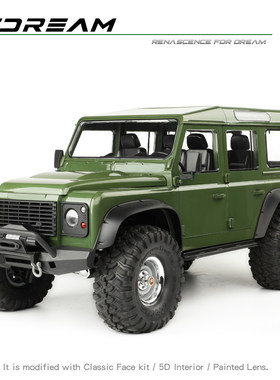 RCDream 荒野卫士 RD110 5门Wagon 313mm轴距 TRX4硬壳车壳骆驼杯