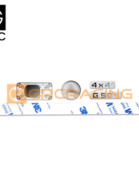 GRC TRX4 奔驰G500 4×4² 金属车标 车壳尾部仿真装饰件 #G160Q