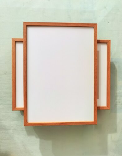柚木纯实木相框画框挂墙客厅卧室书房办公室挂画框环保非贴皮喷漆