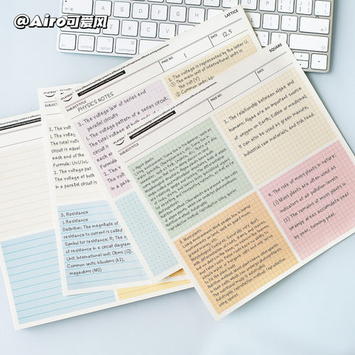 iplaybox创意方形可撕便签纸