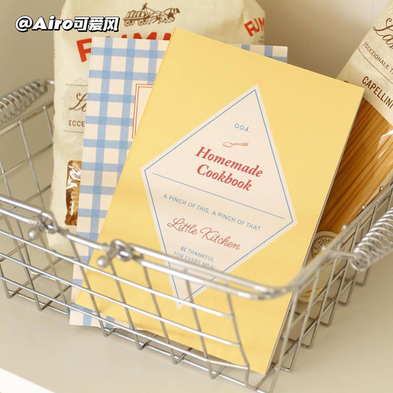 Paperian韩国ins风烘焙心得记录书美食菜谱笔记烹饪方法B6记事本