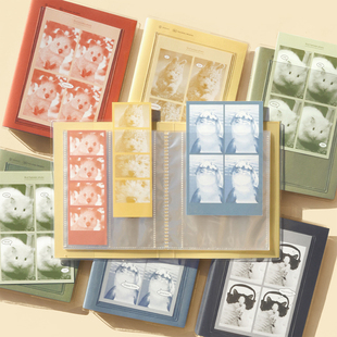 D韩国人生四格6寸照片追星收纳册卡册四宫格相册高颜值相簿