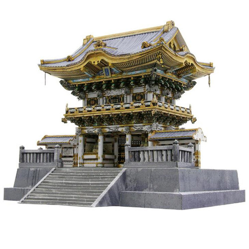 日本东照宫建筑3d立体diy纸模型