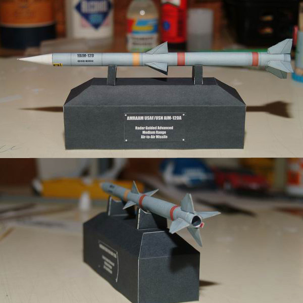 仿真军事模型火箭导弹3d立体纸模型diy手工制作儿童折纸益智玩具