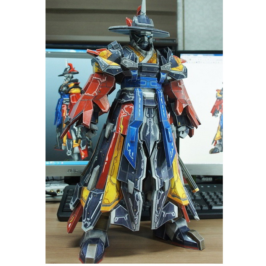 游戏动漫王朝机器人3d立体纸模型diy手工制作儿童折纸3D纸模型,玩具/童车/益智/积木/模型,其他手工制作,淘宝优惠券,粉丝福利购,淘宝优惠卷