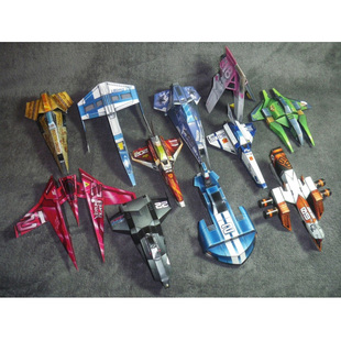 宇宙飞船外星飞机全套纸质模型3d立体纸模型diy手工制作儿童折纸