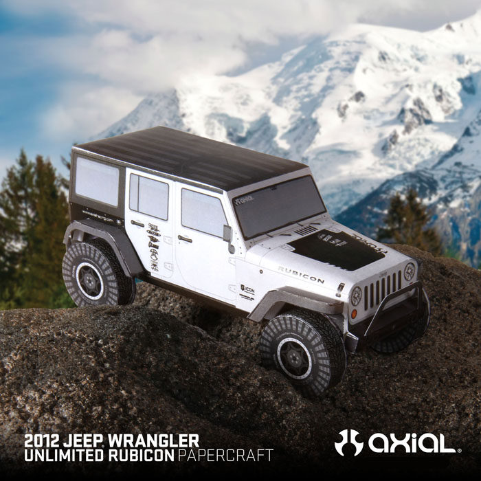 吉普车越野车牧马人3d立体纸模型diy手工制作儿童益智折纸玩具