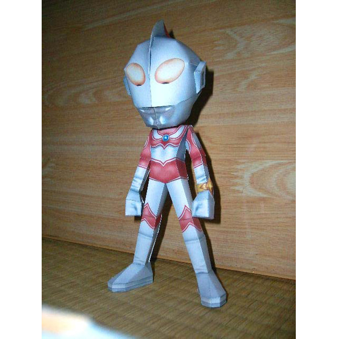 sd奥特曼卡通迪迦奥特曼立体纸模型diy手工制作儿童折纸益智玩具