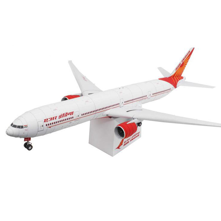 波音777航空飞机航模3d立体纸模型diy手工制作儿童益智折纸玩具