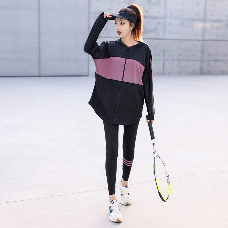 春季新款瑜伽服女套装健身房跑步服初学者休闲网红晨跑瑜伽服套装,运动/瑜伽/健身/球迷用品,瑜伽连体衣,淘宝优惠券,粉丝福利购,淘宝优惠卷