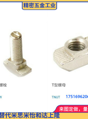 铝型材T型螺母 TNUT-20/30/40/45-M3-M4-M5-M6-M8
