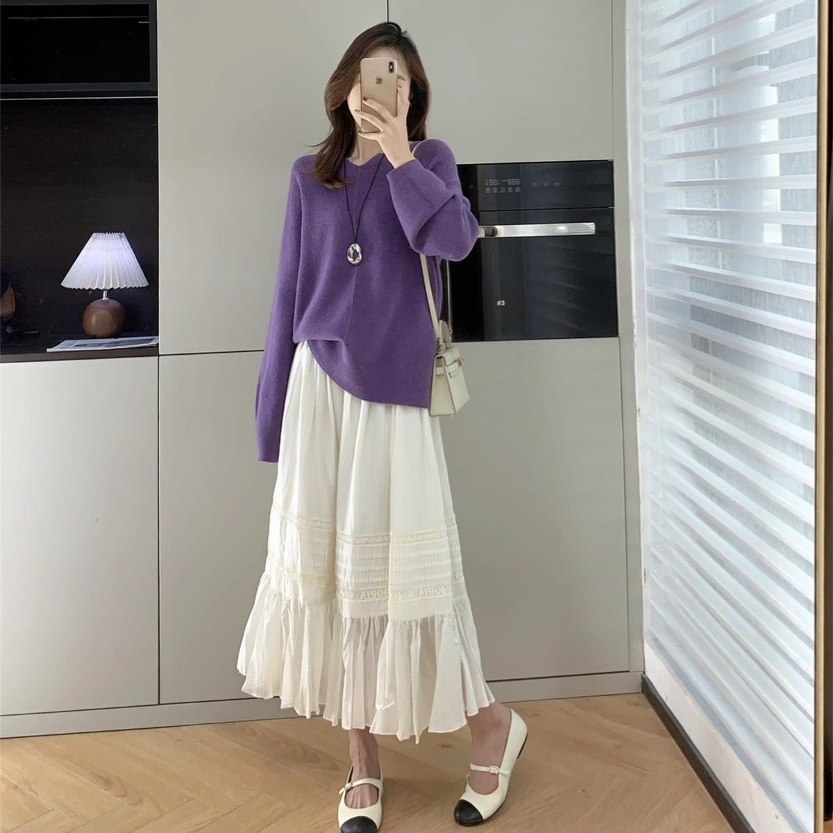 熊宝家 福利~特！Jr仙女半裙镂空高腰刺绣荷叶边蓬蓬A字半身裙