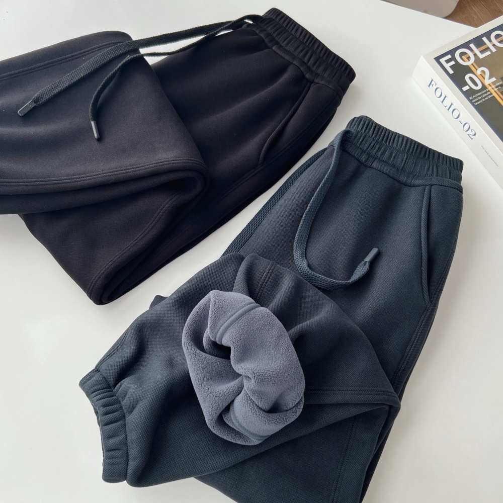 阳光奥利绒卫裤男女休闲裤