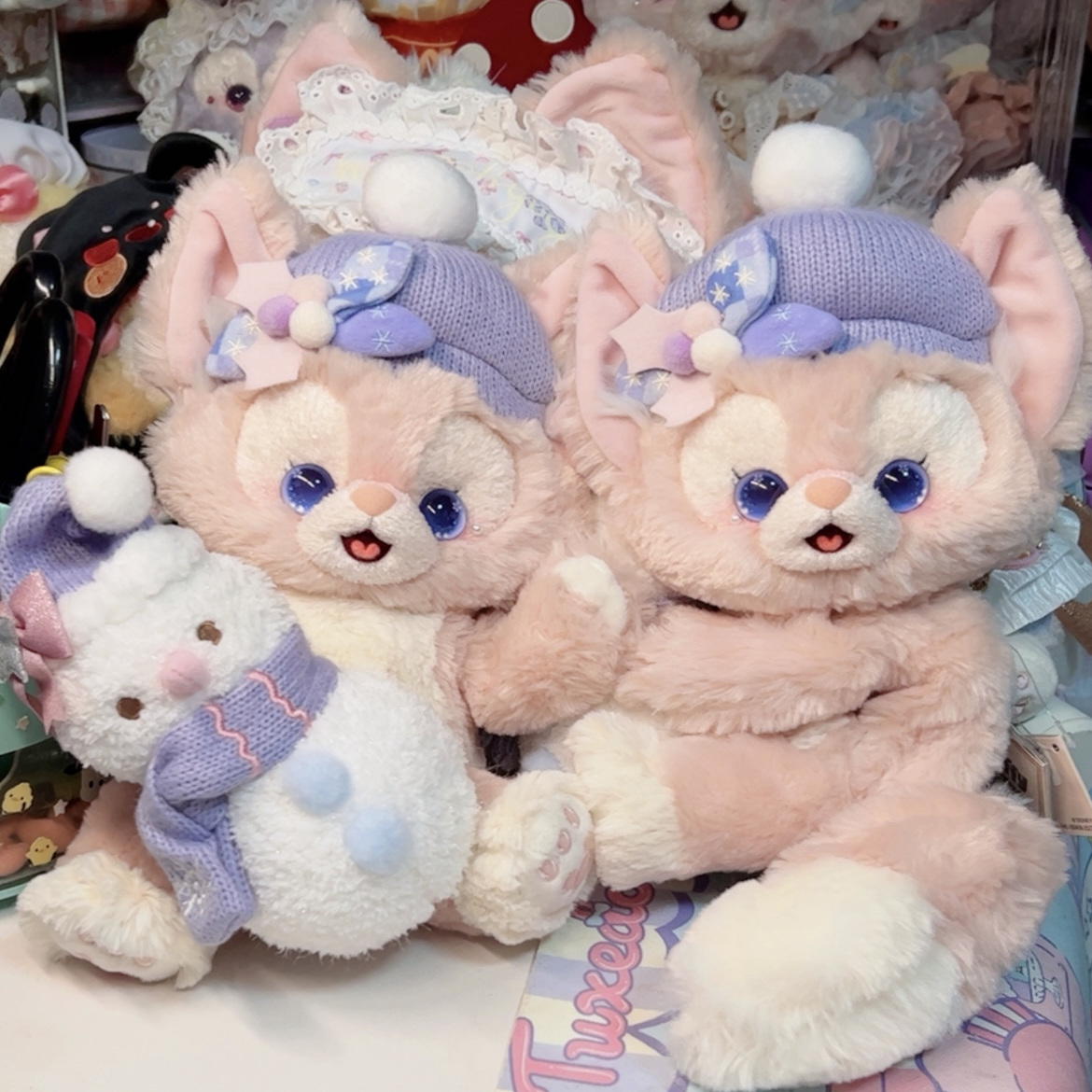 港迪冬日玲娜贝儿挎包玩偶包