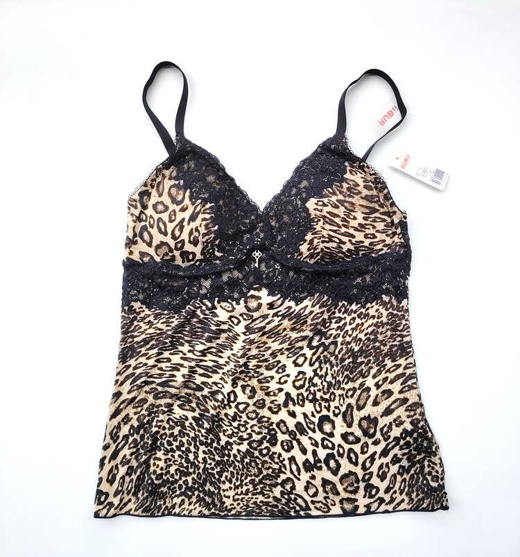 品牌撤柜1折清货 亲肤蕾丝弹力豹纹吊带内衣 满88元包邮