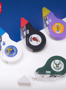 得力71552NNBA消音修正带(个)30M学生涂改带改正改错文具