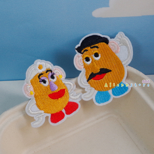 玩具总动员布贴包包衣服装饰胸针徽章别针补丁土豆先生TOYSTORY