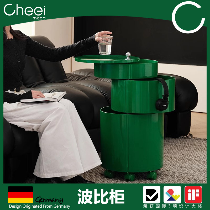 德国进口|北欧创意圆形床头柜