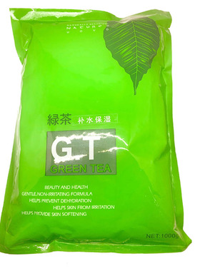 雯雯绿茶软膜粉补水弹力