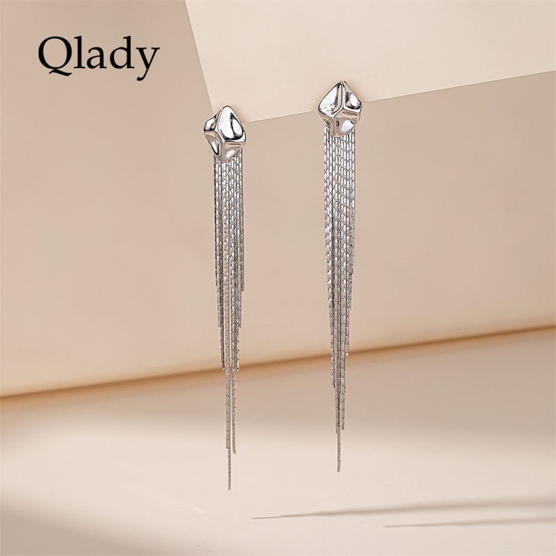 流苏耳环耳饰独特小众气质