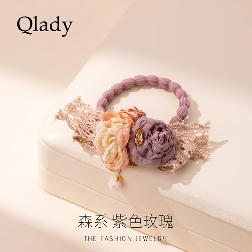 【新品】布艺头花发圈头绳发饰橡皮筋头饰发绳后脑勺2026新小皮筋