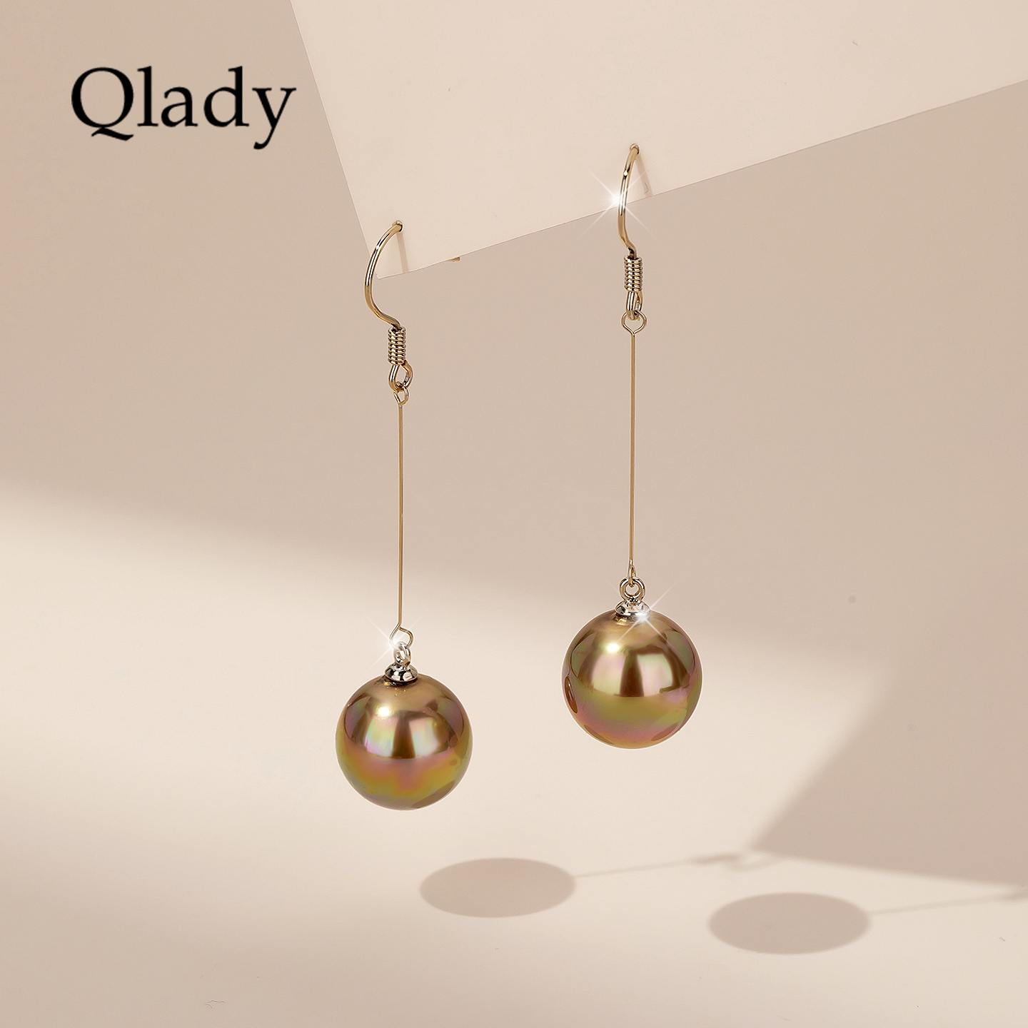 小众长款纯银高级感耳坠珍珠