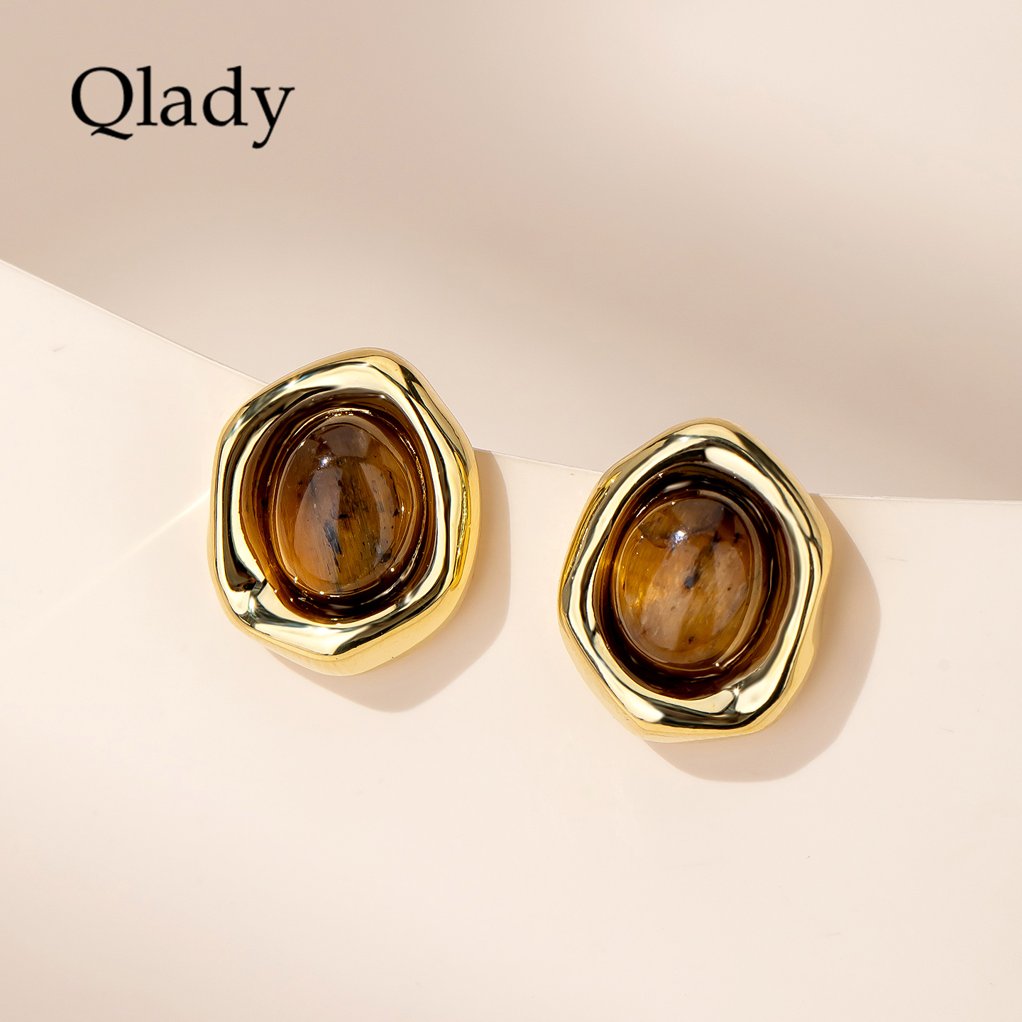 高级感气质大气耳饰环