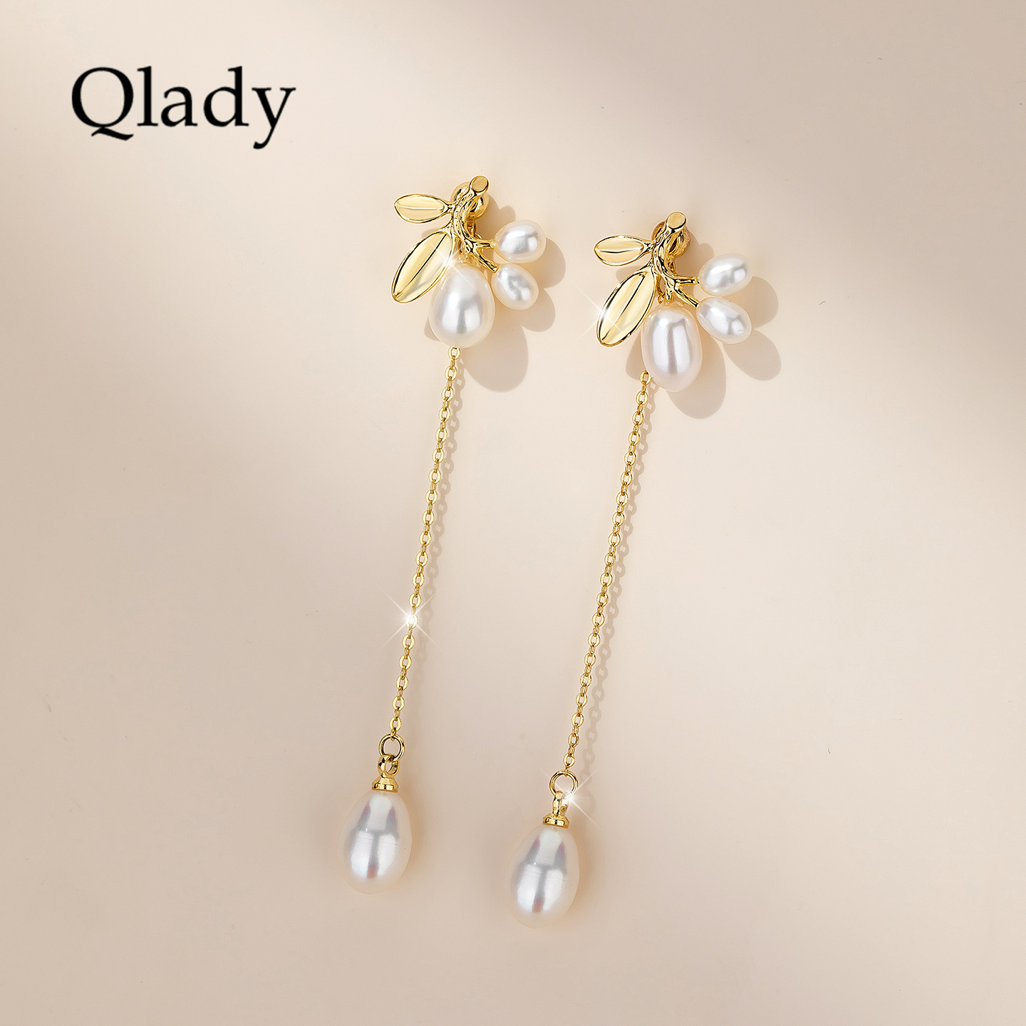 小众长款纯银高级感耳坠珍珠