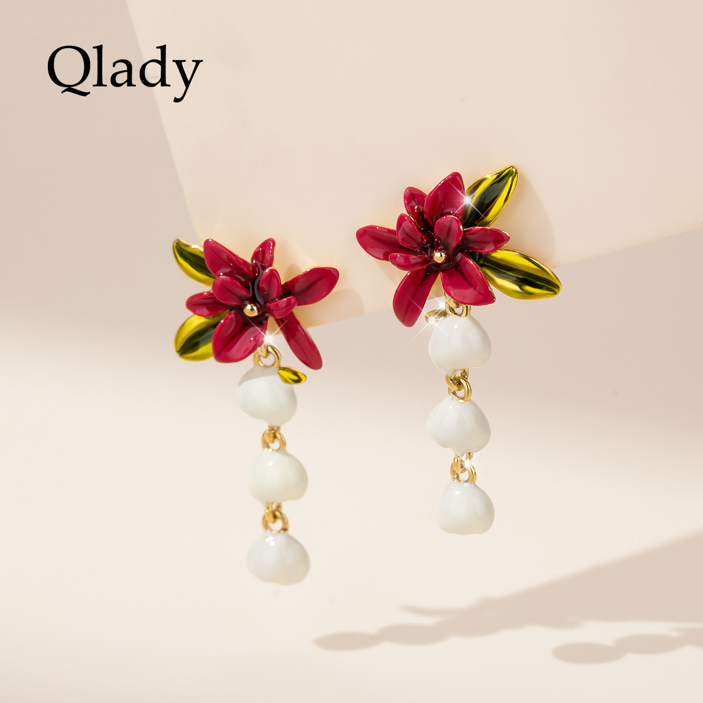 轻奢银耳饰女独特度假风耳坠