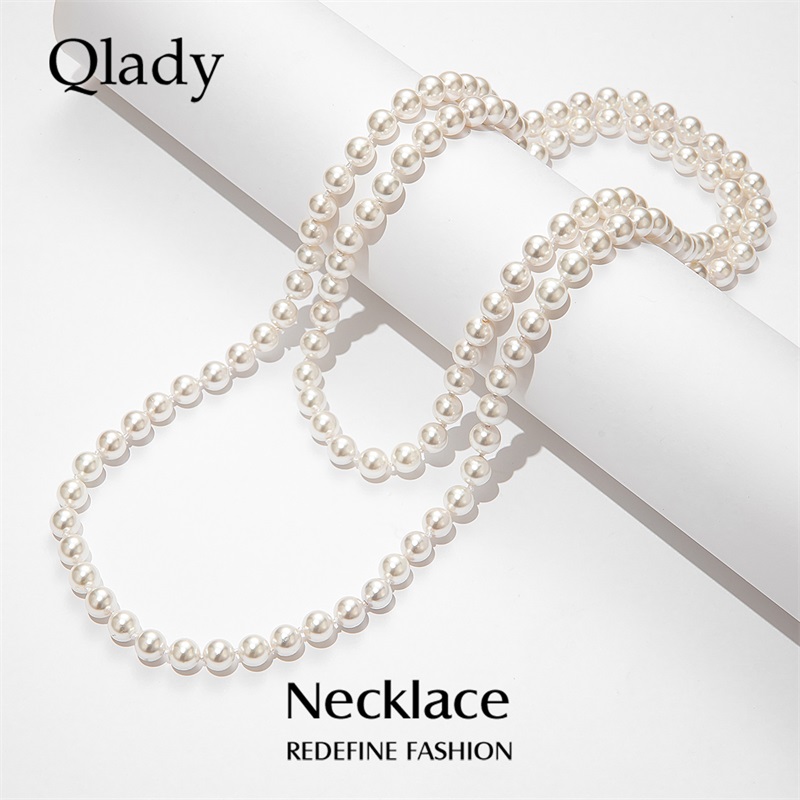 女款项链个性优雅珍珠链