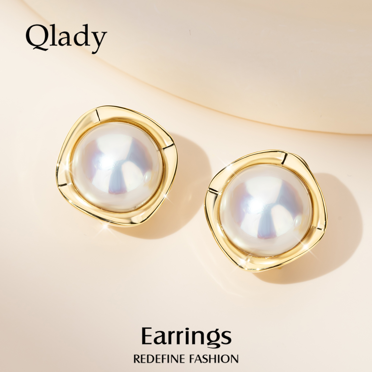 法式气质高级感女珍珠耳钉