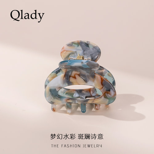 【新品】半扎头发夹女后脑勺2026新抓夹子鲨鱼夹边夹醋酸发饰头饰