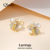 花朵养耳洞银耳钉女新款 高级感耳饰小众独特气质耳环精致 2026爆款