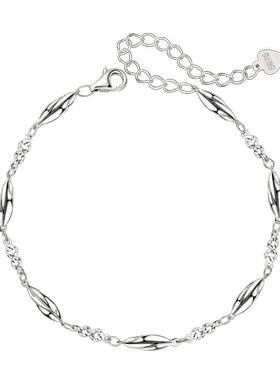 纯银手链女款女生女士小众精致