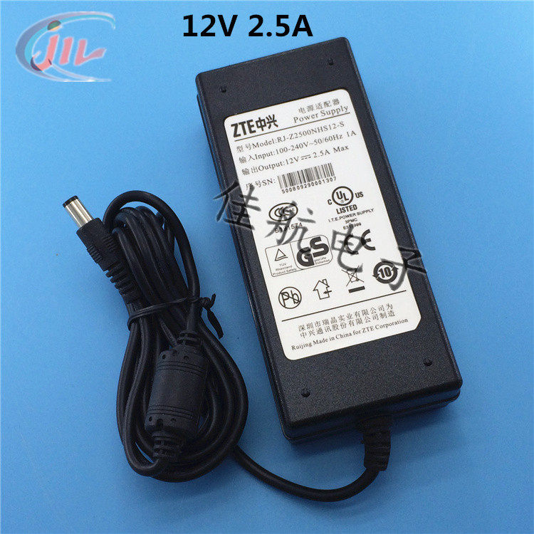 12V2.5A电源适配器电源2A监控液晶显示器LED RJ-Z2500NHS12-S 2A