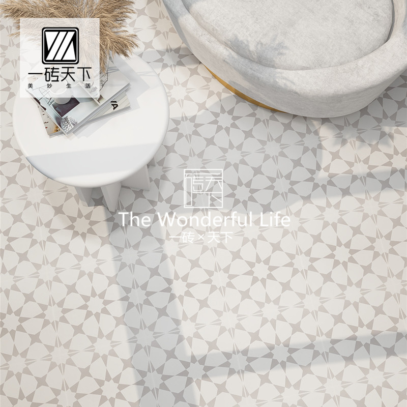 灰色阳台花砖北欧 价格 怎么样 图片