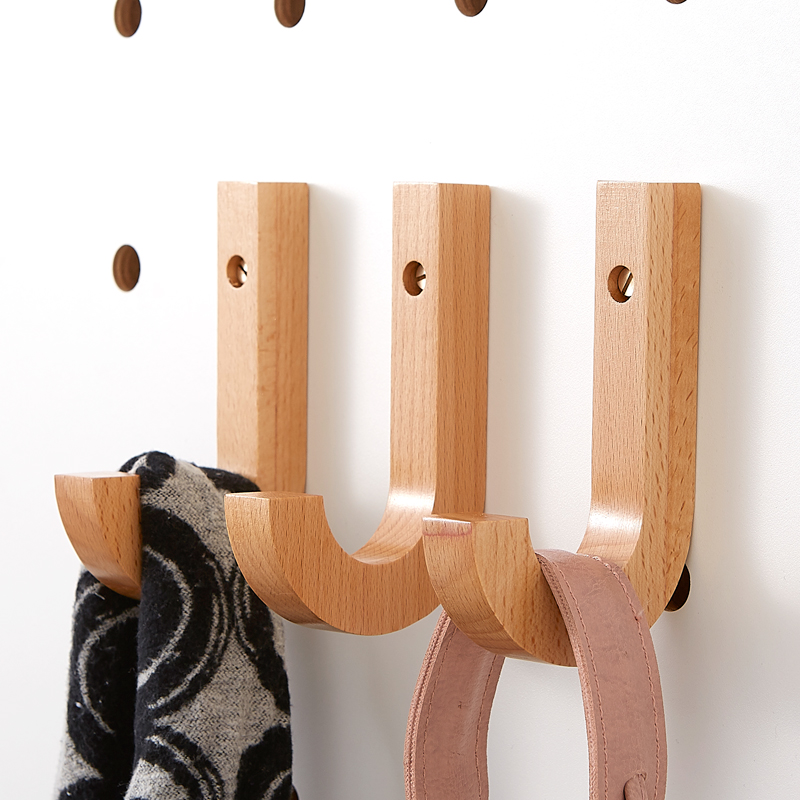 木目iwood实木J字挂衣钩